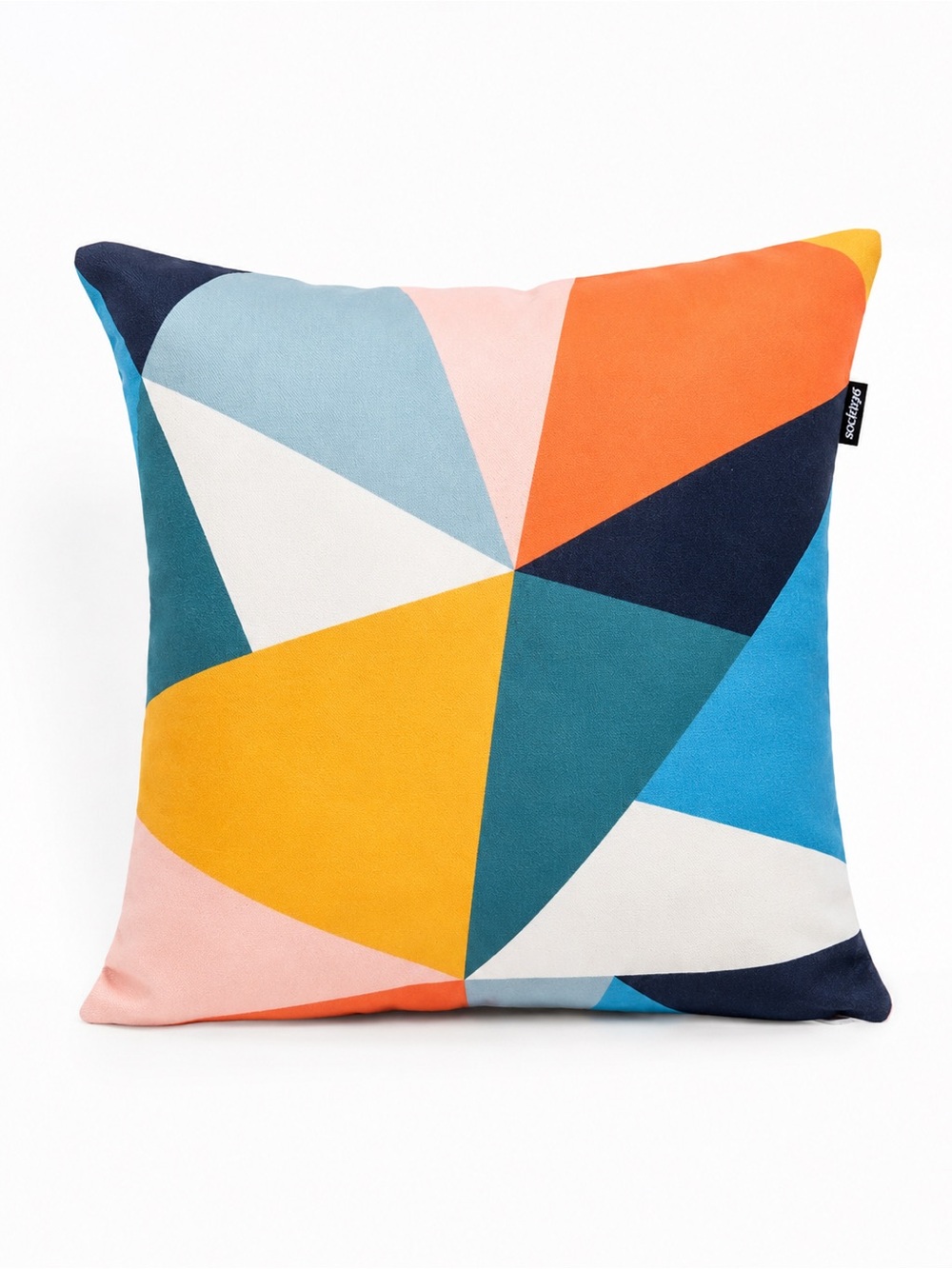 Society6 Colorful Geometric Throw Pillow 18x18 Insert Included